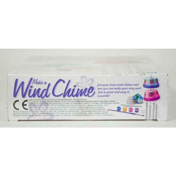 4M Make A Wind Chime Construct & Paint A Wind Chime Kids Children Arts & Crafts - Picture 3 of 6